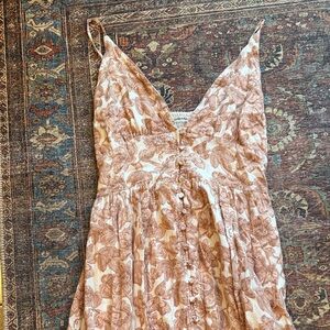 Abercrombie Maxi with button front detail and front slit